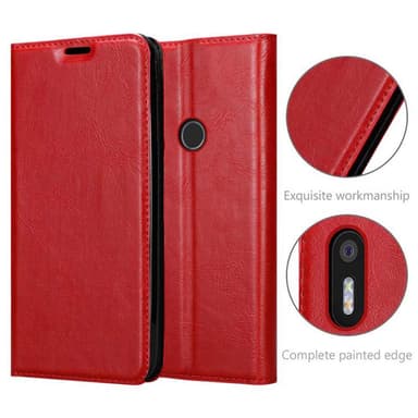 BQ Aquaris X5 PLUS Skal Fodral Case (Röd)