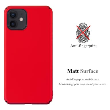 iPhone 12 PRO MAX Skal Fodral Case (Röd)