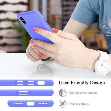 iPhone X / XS Skal Fodral Case (Lila)