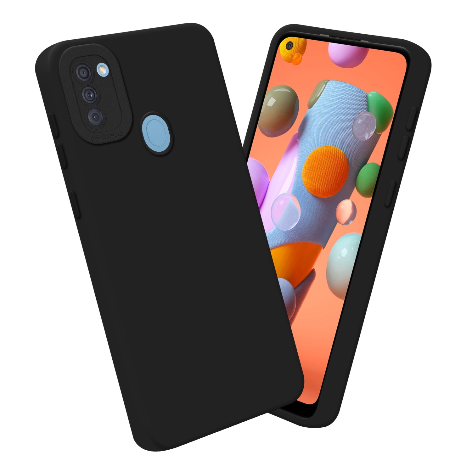 Samsung Galaxy A11 / M11 Skal Fodral Case (Svart)