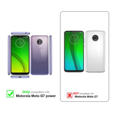 Motorola MOTO G7 POWER Skal Fodral Case (Lila)