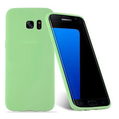 Skal Samsung Galaxy S7 EDGE Fodral Case (Grön)