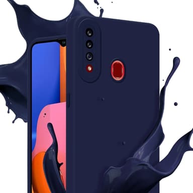 Samsung Galaxy A20s Skal Fodral Case (Blå)