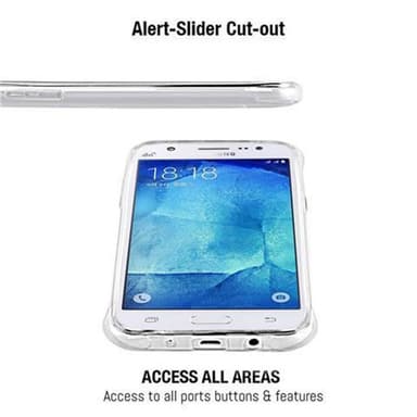 Samsung Galaxy J5 2015 Skal Fodral Case (Transparent)