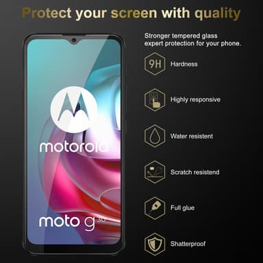 Motorola MOTO G10 / G30 3x Skyddsglas Skyddsfilm