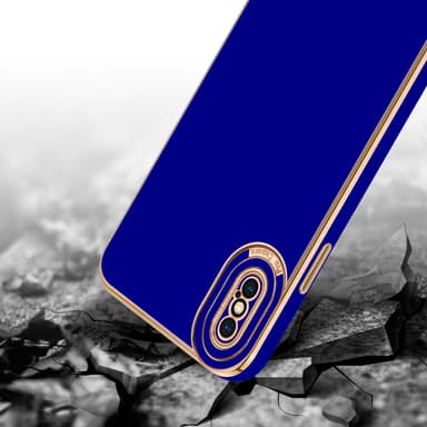 iPhone XS MAX Skal Fodral Case (Blå)