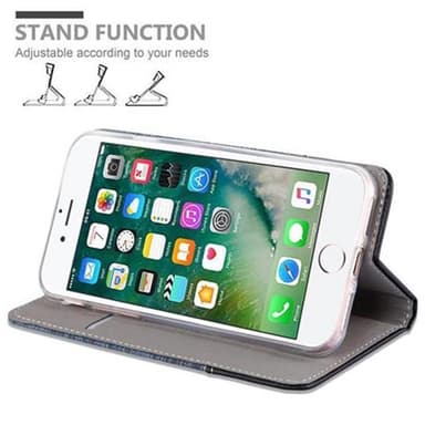 iPhone 7 / 7S / 8 / SE 2020 Plånboksfodral Skal (Blå)