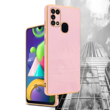 Samsung Galaxy M31 Skal Fodral Case (Rosa)