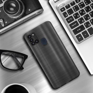 Samsung Galaxy A21s Skal Fodral Case (Svwart)