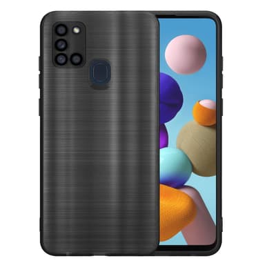 Samsung Galaxy A21s Skal Fodral Case (Svwart)