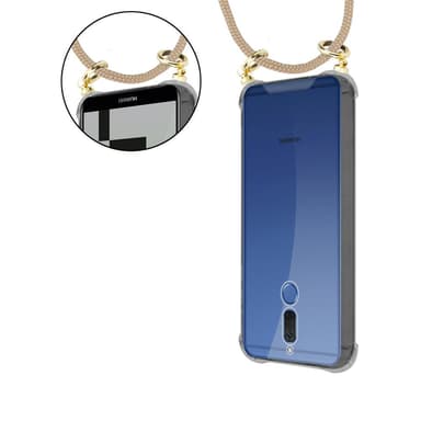 Huawei MATE 10 LITE Skal Fodral Kedja (Brun)