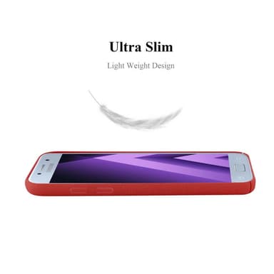 Samsung Galaxy A3 2017 Skal Fodral Case (Röd)