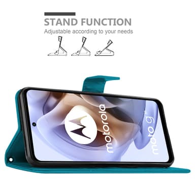 Motorola MOTO G31 / G41 Plånboksfodral Skal (Blå)