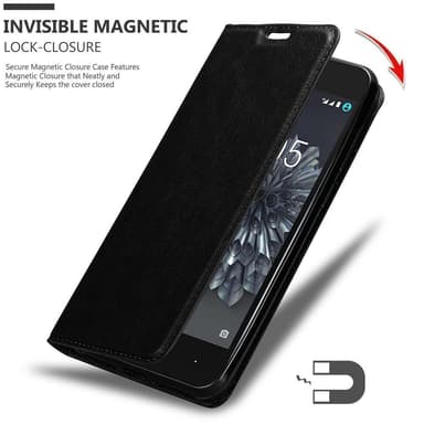 BQ Aquaris X5 Skal Fodral Case (Svart)
