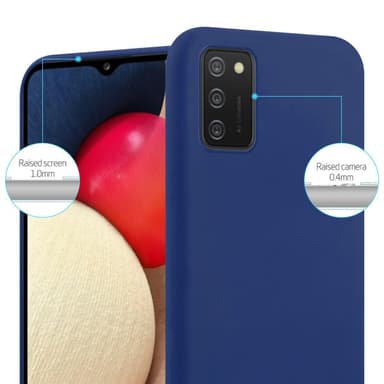 Skal Samsung Galaxy A02s Fodral Case (Blå)