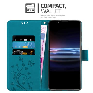 Sony Xperia PRO-I Plånboksfodral Skal (Blå)