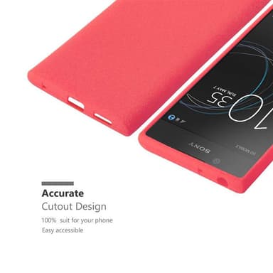 Skal Sony Xperia L1 Fodral Case (Röd)
