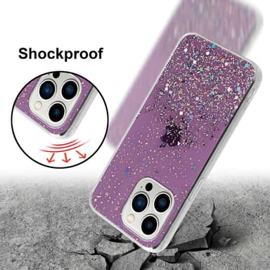 iPhone 14 PRO Skal Fodral Case (Lila)