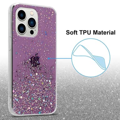 iPhone 14 PRO Skal Fodral Case (Lila)