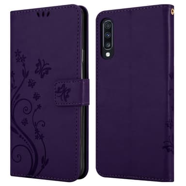 Samsung Galaxy A70 / A70s Plånboksfodral Skal (Lila)