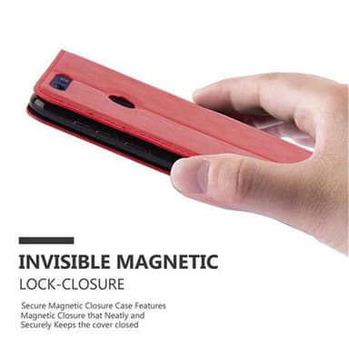 Honor 8 / 8 PREMIUM Skal Fodral Case (Röd)