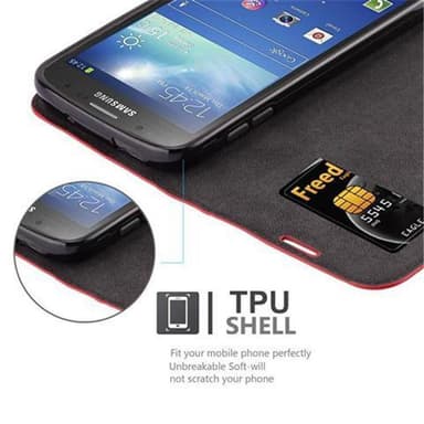 Samsung Galaxy S4 ACTIVE Skal Fodral Case (Röd)