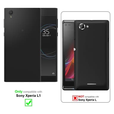 Skal Sony Xperia L1 Fodral Case (Blå)