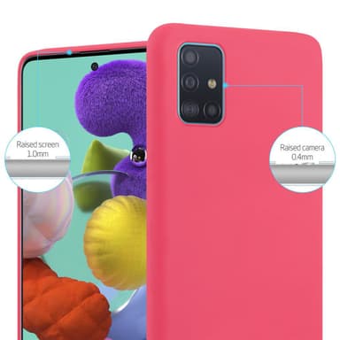 Skal Samsung Galaxy A51 5G Fodral Case (Röd)