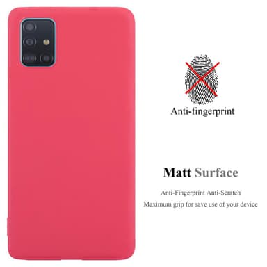 Skal Samsung Galaxy A51 5G Fodral Case (Röd)