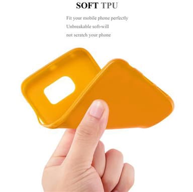 Samsung Galaxy S6 EDGE Skal Fodral Case (Gul)