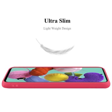 Skal Samsung Galaxy A51 5G Fodral Case (Röd)