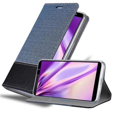 HTC U12 LIFE Plånboksfodral Skal (Blå)