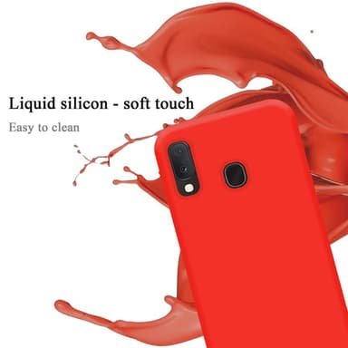 Samsung Galaxy A10e / A20e Skal Fodral Case (Röd)