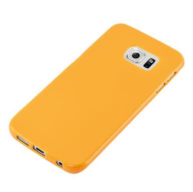 Samsung Galaxy S6 EDGE Skal Fodral Case (Gul)