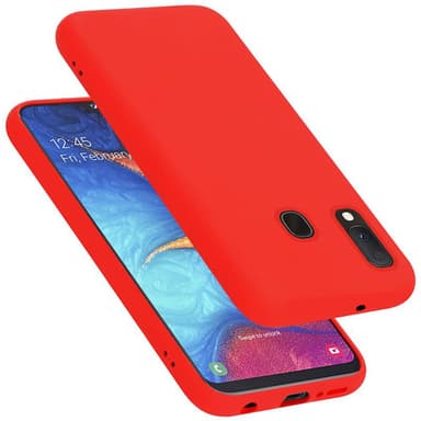 Samsung Galaxy A10e / A20e Skal Fodral Case (Röd)