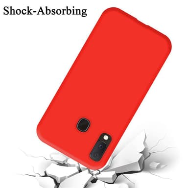Samsung Galaxy A10e / A20e Skal Fodral Case (Röd)