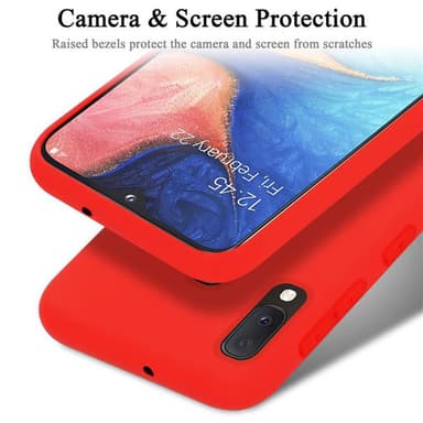 Samsung Galaxy A10e / A20e Skal Fodral Case (Röd)