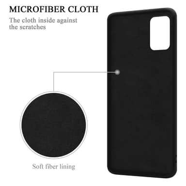 Skal Samsung Galaxy A71 4G Fodral Case (Svart)