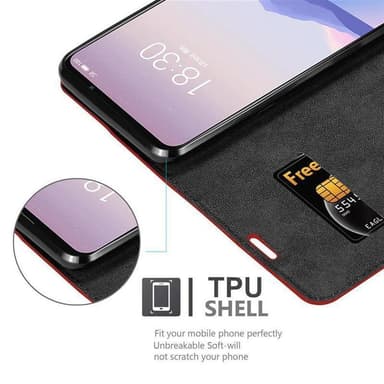MEIZU 16S Skal Fodral Case (Röd)