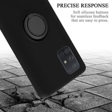 Skal Samsung Galaxy A71 4G Fodral Case (Svart)