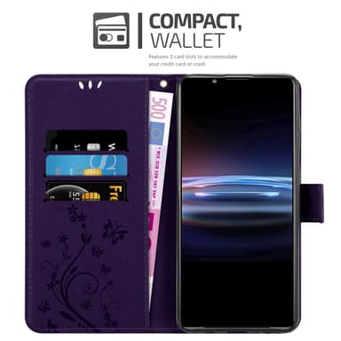 Sony Xperia PRO-I Plånboksfodral Skal (Lila)