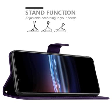 Sony Xperia PRO-I Plånboksfodral Skal (Lila)