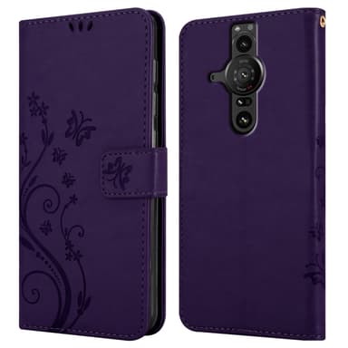 Sony Xperia PRO-I Plånboksfodral Skal (Lila)