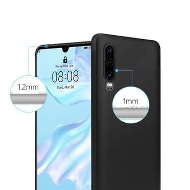 Skal Huawei P30 Fodral Case (Svart)