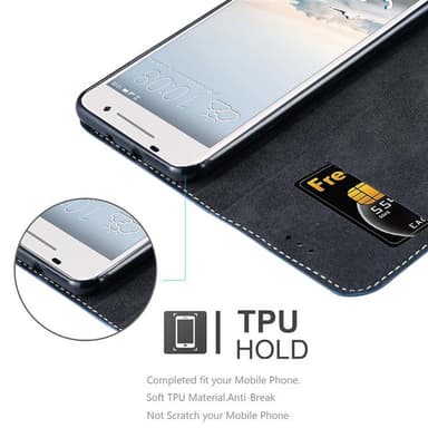 HTC ONE A9 Skal Fodral Case (Blå)
