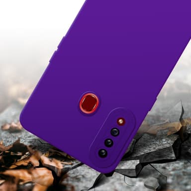 Samsung Galaxy A20s Skal Fodral Case (Lila)