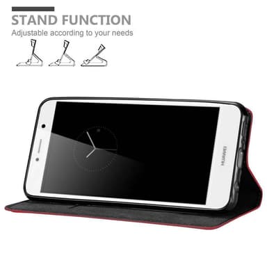 Huawei Enjoy 7 PLUS Skal Fodral Case (Röd)