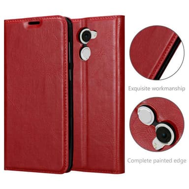 Huawei Enjoy 7 PLUS Skal Fodral Case (Röd)