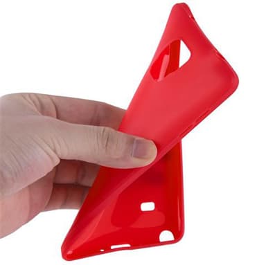 Skal Samsung Galaxy NOTE 4 Fodral Case (Röd)