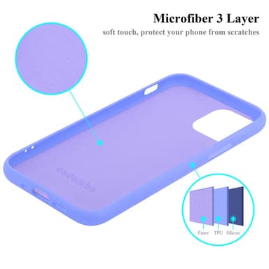 iPhone 12 MINI Skal Fodral Case (Lila)
